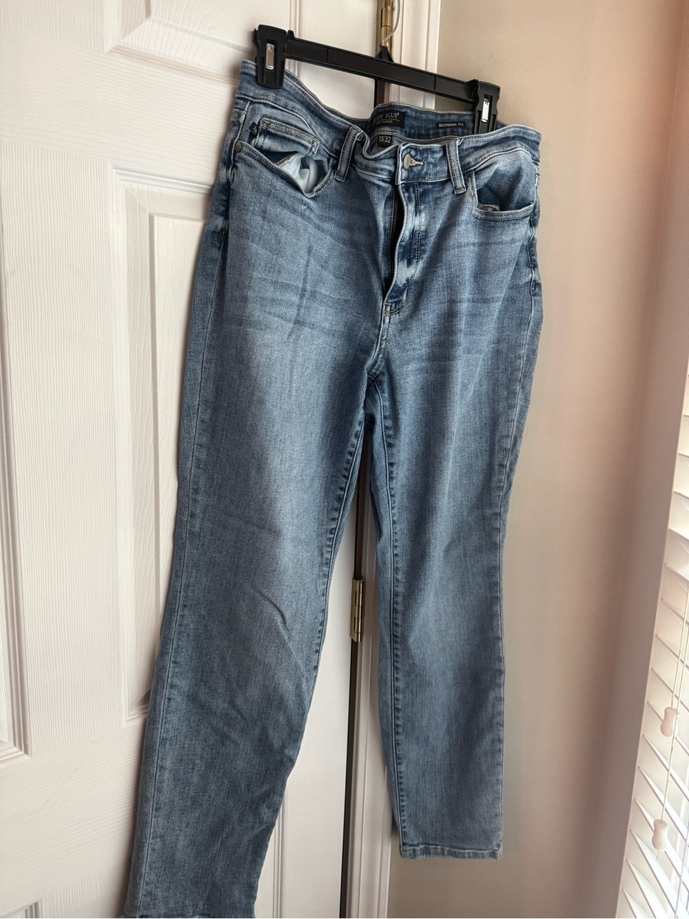 Judy Blue Vintage Light Blue Straight-Leg Jeans
